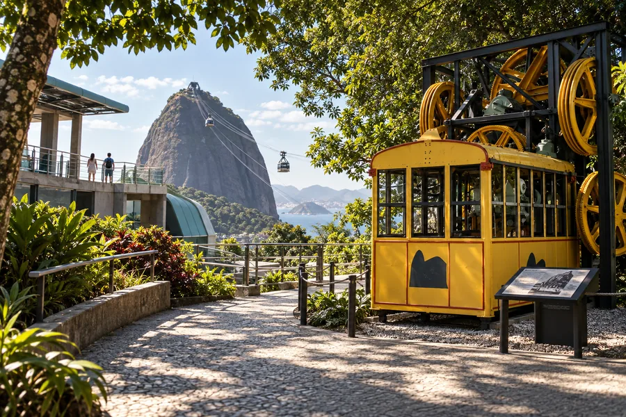 Public spaces and facilities inside Parque Bondinho